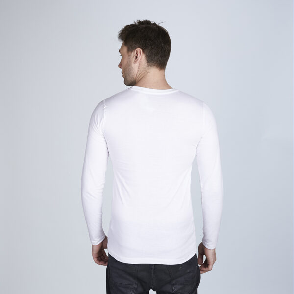 Men’s Full Sleeve Casual Blue & White Designer T-Shirt