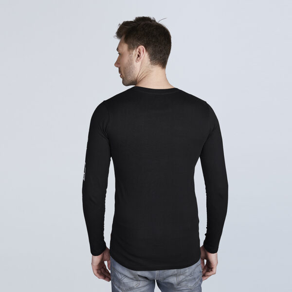 Men’s Full Sleeve Stylish Black & Red Designer T-Shirt