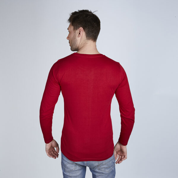 Men’s Full Sleeve Solid Round Neck T-Shirt