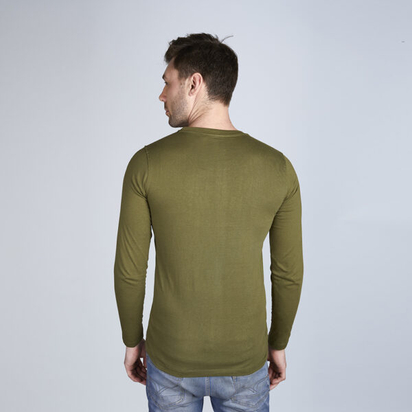 ERA Solid Men’s Full Sleeve Round Neck T-Shirt