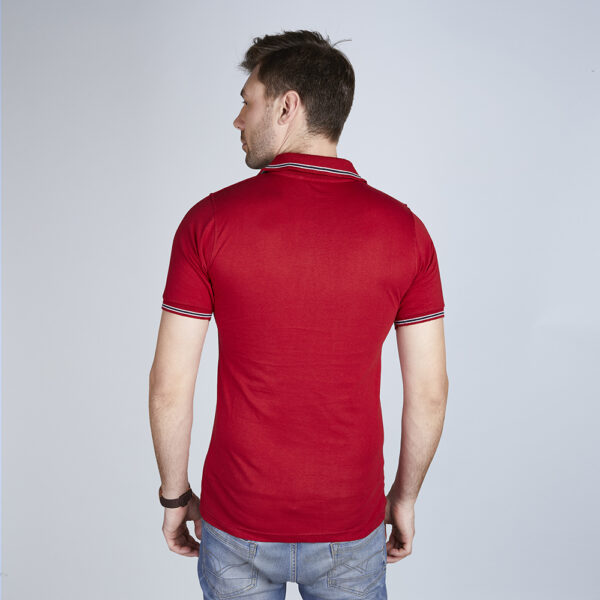 Men’s Half Sleeve Adventure Typography Collar T-Shirt