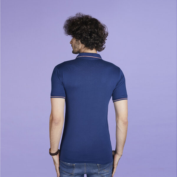 Solid Men’s Half Sleeve Collar T-Shirt With Pocket