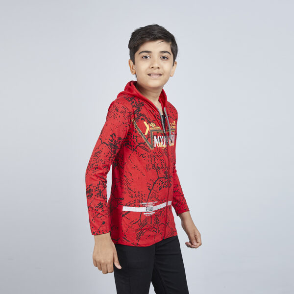 Era Boy’s Red Designer Hoodies