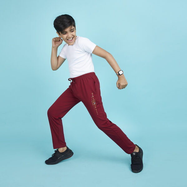 Era Boy’s Plain Red Track Pants